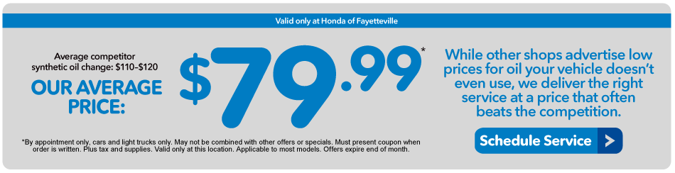 Synthetic Oil Change $79.99