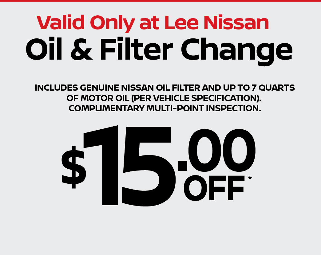 Coupons for nissan maintenance #9