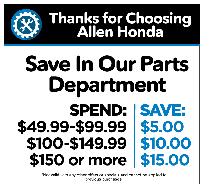 Thanks for choosing Allen Honda