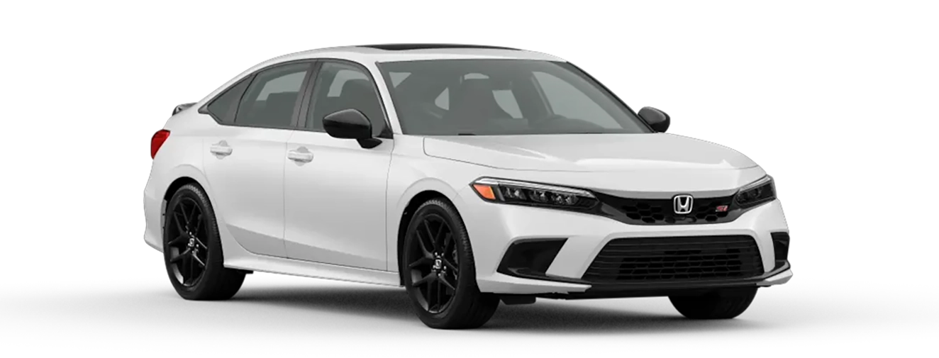 White 2024 Honda Civic Si with no background