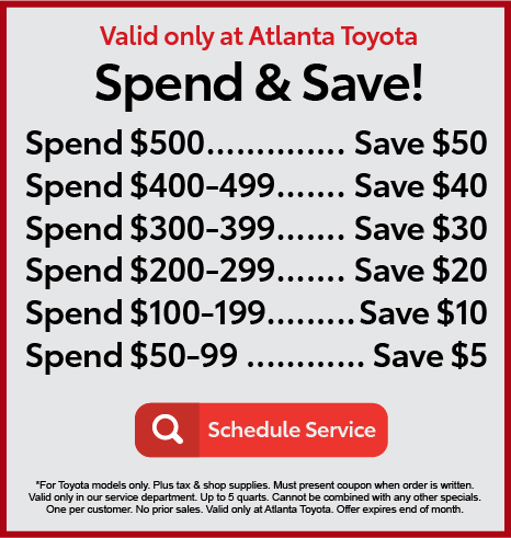 Toyota Service Specials in Duluth, GA | Atlanta Toyota
