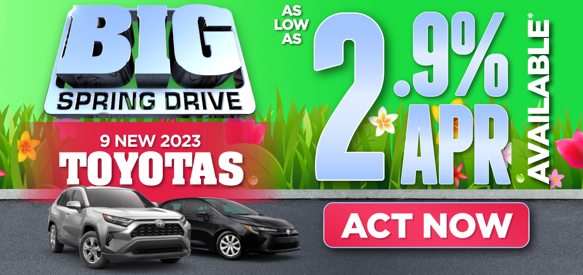 2.9%* APR for 60 Months on 13 Models - ACT NOW