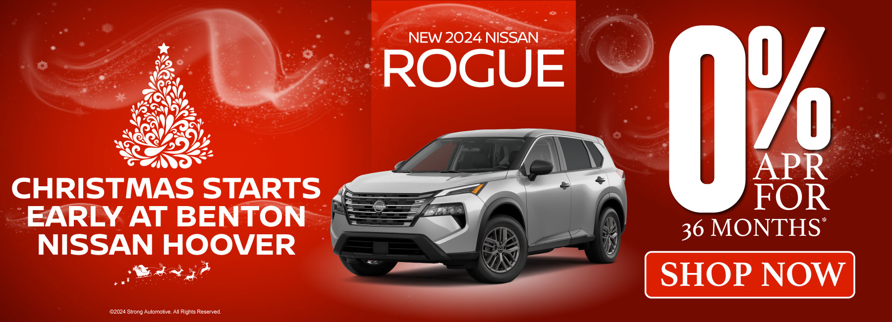 New 2024 Nissan Rogue - 0% APR for 36 months - Shop Now