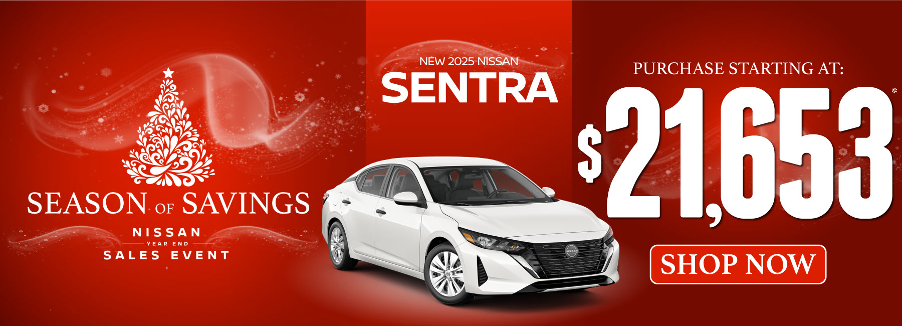 New 2025 Nissan Sentra - Purchase starting at $21,653* - Shop Now