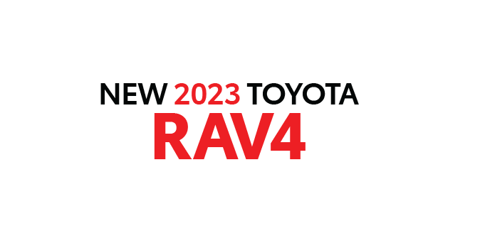 New 2023 Toyota rav4