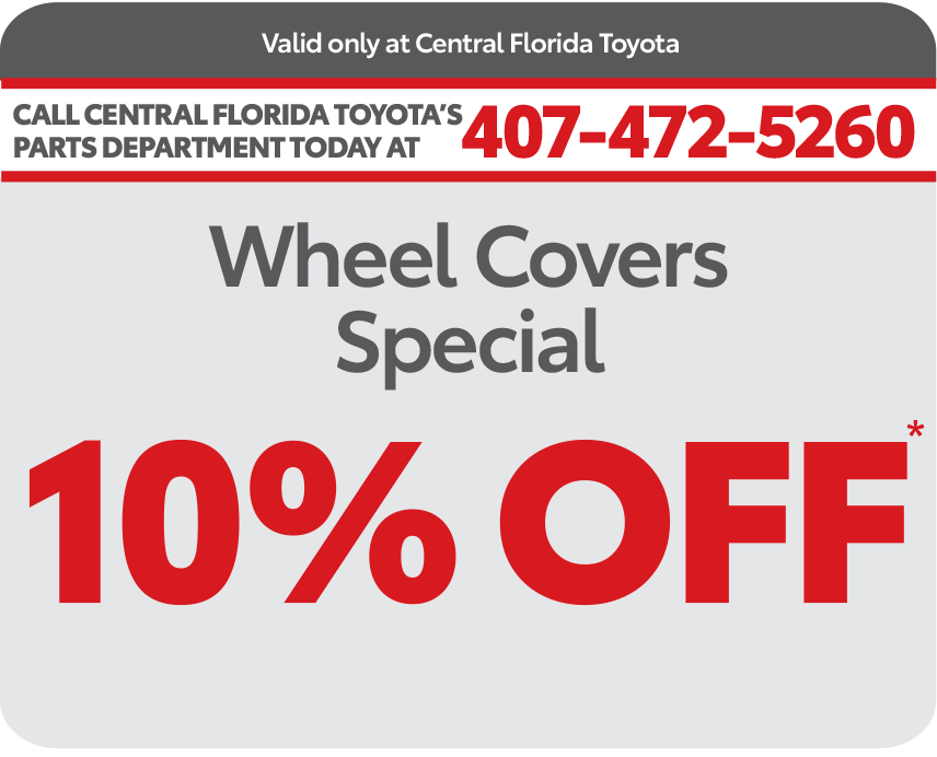 Central Florida Parts Coupon - wheel covers special 10% Off*