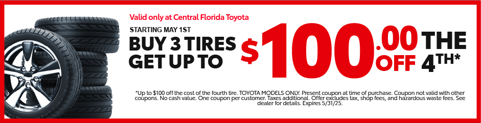 Toyota tire store sale