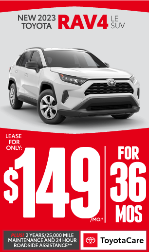 Toyota RAV4 lease for only $149/mo.*