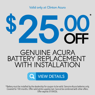 Genuine Acura Battery Replacement with Installation | $25.00 off | View Details