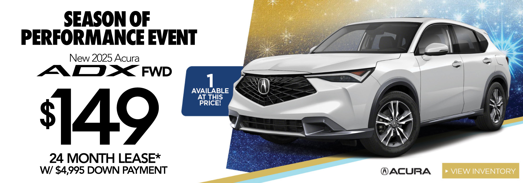 New 2025 Acura ADX FWD - $149/mo* - View Inventory