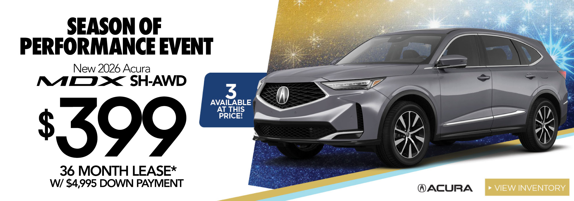 New 2026 Acura MDX SH-AWD - $399/mo* - View Inventory