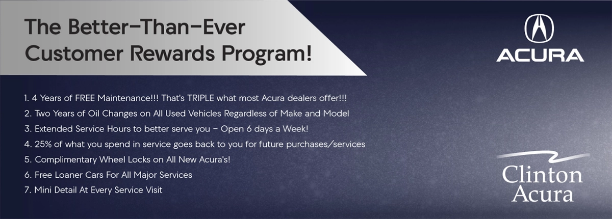 Clinton Acura Rewards Program