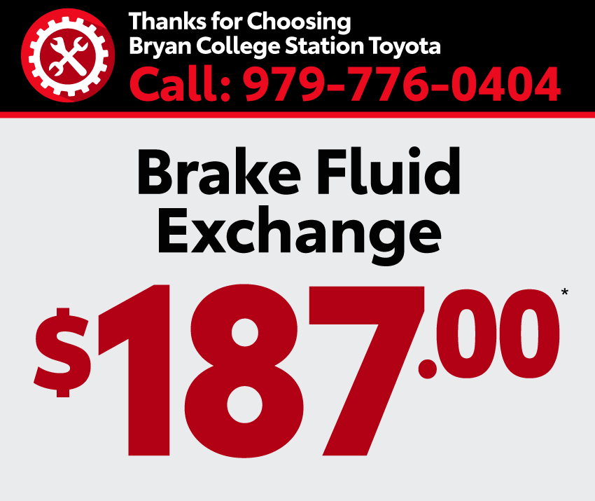 Brake Fluid Exchange $187.00*