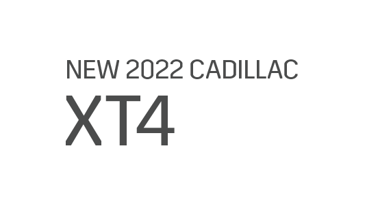 NEW 2022 CADILLAC XT4
