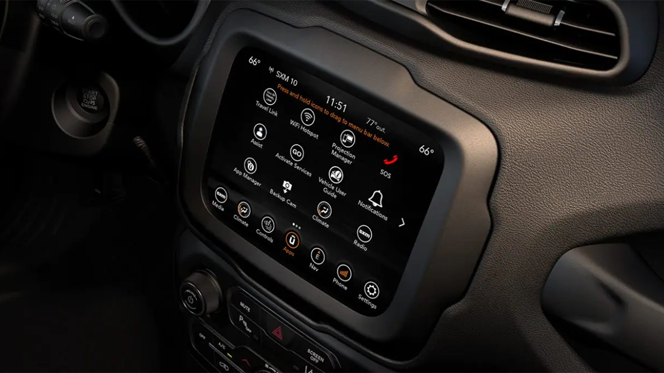 2022 Jeep Renegade Technology Features
