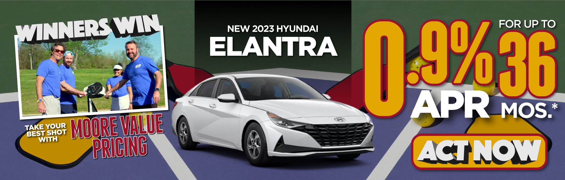 New 2023 Hyundai Elantra 0.9% APR a month for up to 36 months* | Act Now