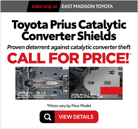 Toyota Prius Catalytic Converter Shields - Call for Price - Click to View Details