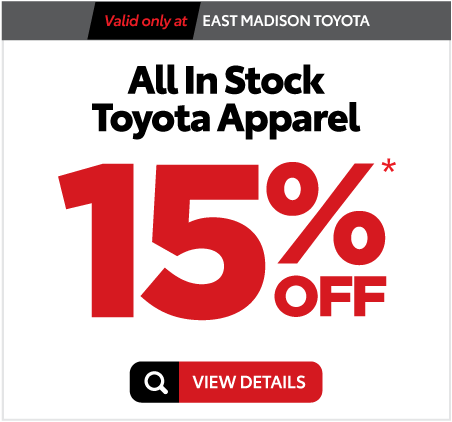 All In Stock Toyota Apparel 10% Off* - Click to View Details