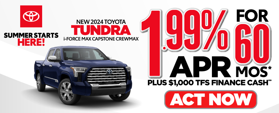 2023 Toyota Camry & Sequoia & 2022 Toyota Tundra | 3.49% APR for 60 months* - Act Now