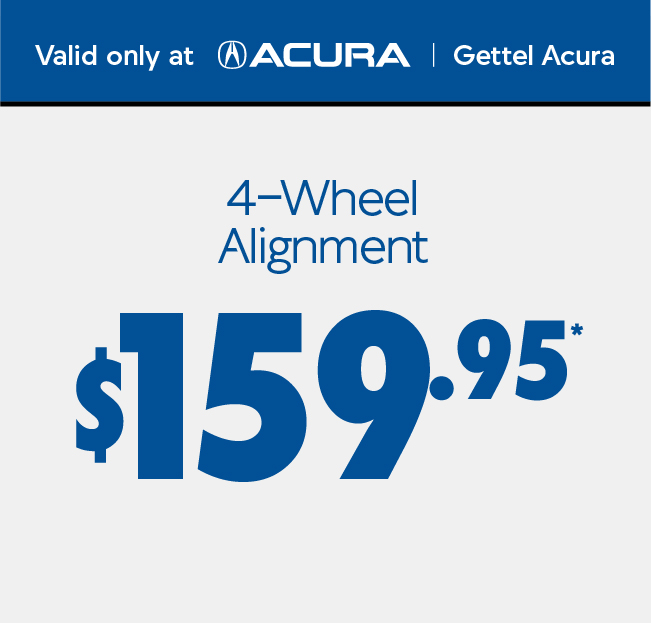 4-Wheel Alignment $159.95*