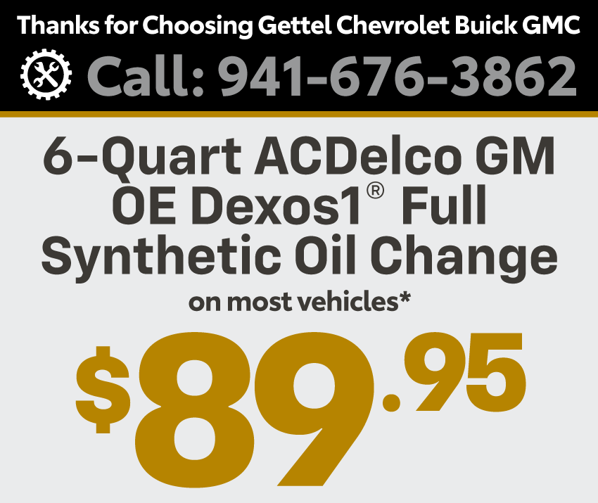 6 Quart Full Synthetic Oil Change - $89.95