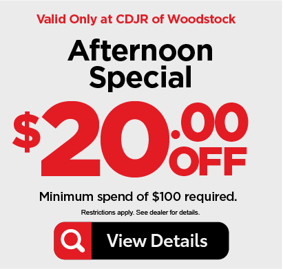 Afternoon special $20 Off - View Details