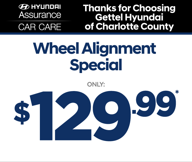 Wheel Alignment Special Only $129.99*