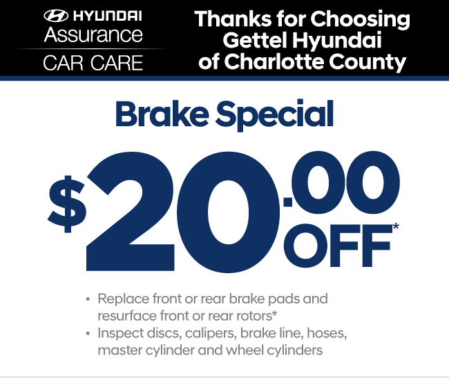 Brake Special - $20 Off*