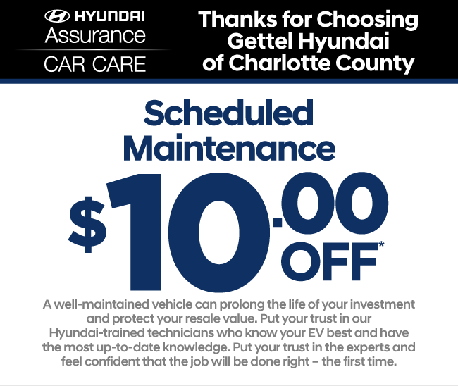 Scheduled Maintenance - $10 Off*