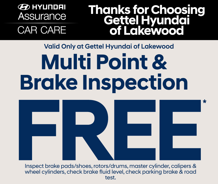 Multi point & brake inspection free*