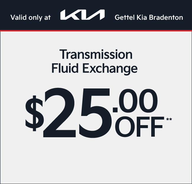Transmission Fluid Exchange $25.00 Off*