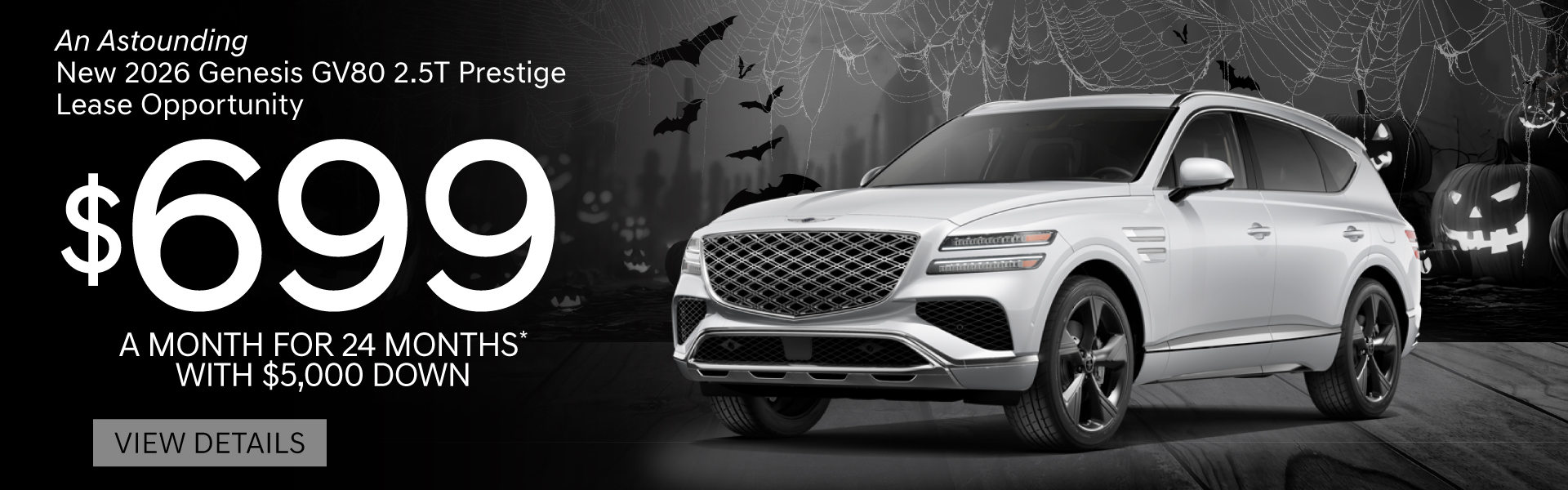 New 2027 Genesis GV80 Select Package $643 for 24 months with $4,999 down* | View Details