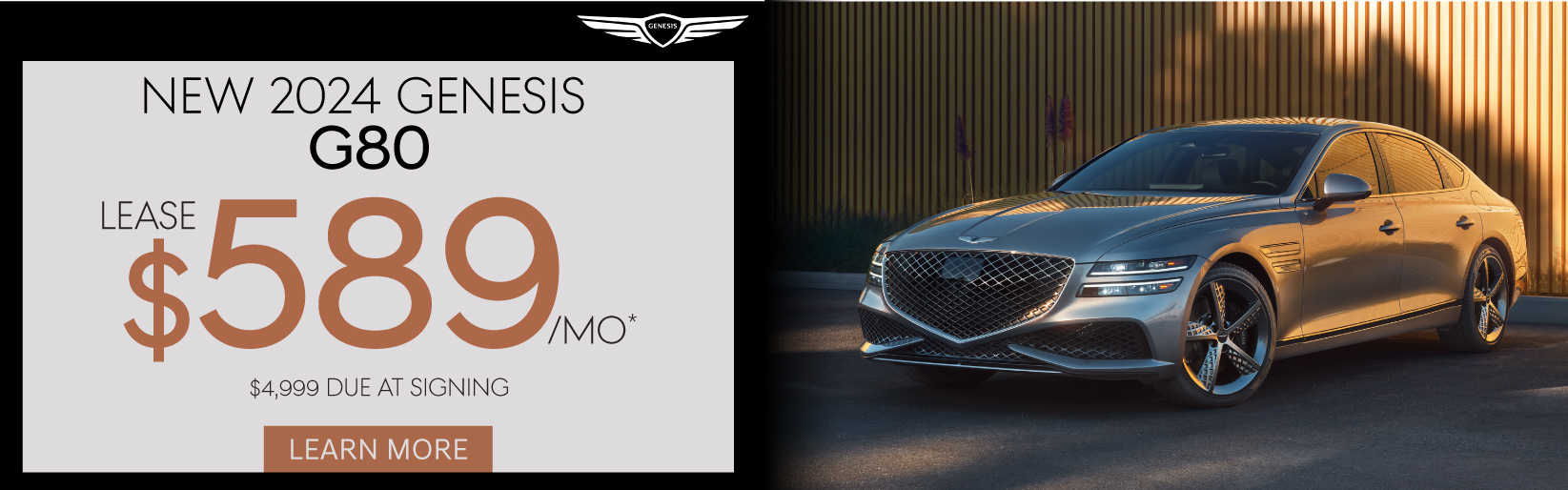 New 2024 Genesis GV70 Lease $599 per month | Learn More