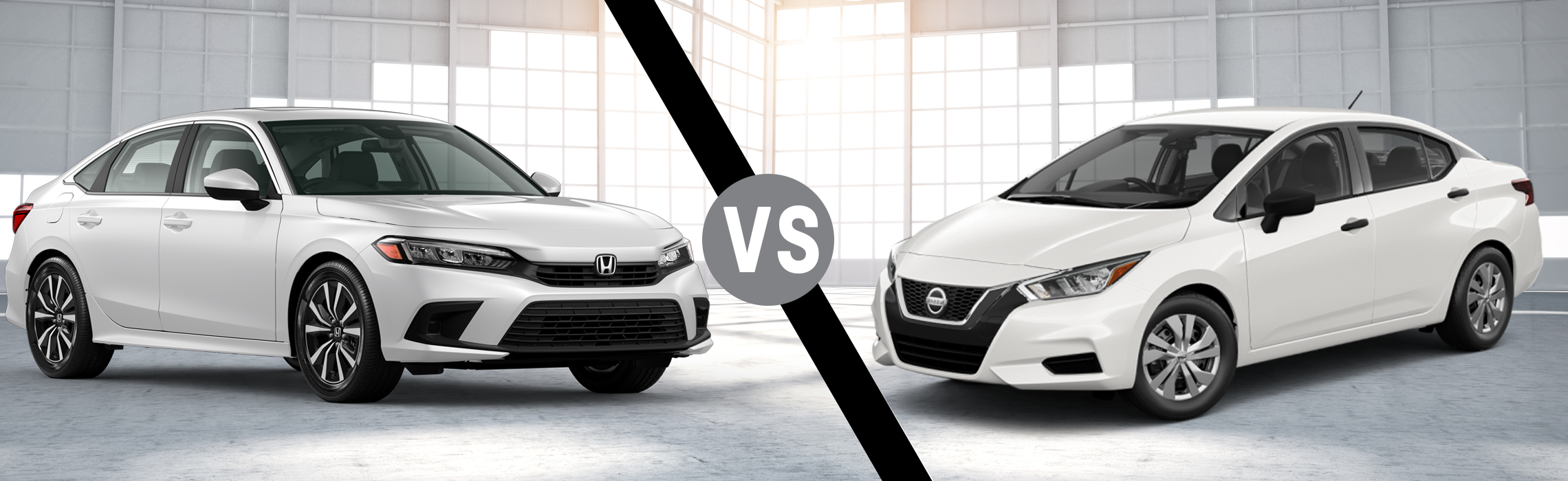 2022 Honda Civic vs 2022 Nissan Versa