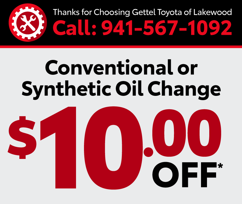 Conventional or Synthetic Oil Change $10 Off