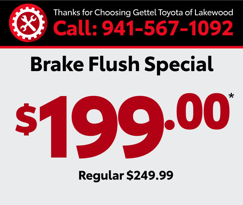 Brake Flush Special $199