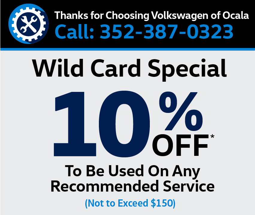 Wild Card Special - 10% Off to be used on any recommended service