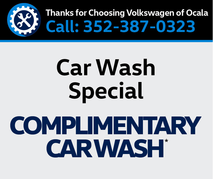 Complimentary Car Wash Special