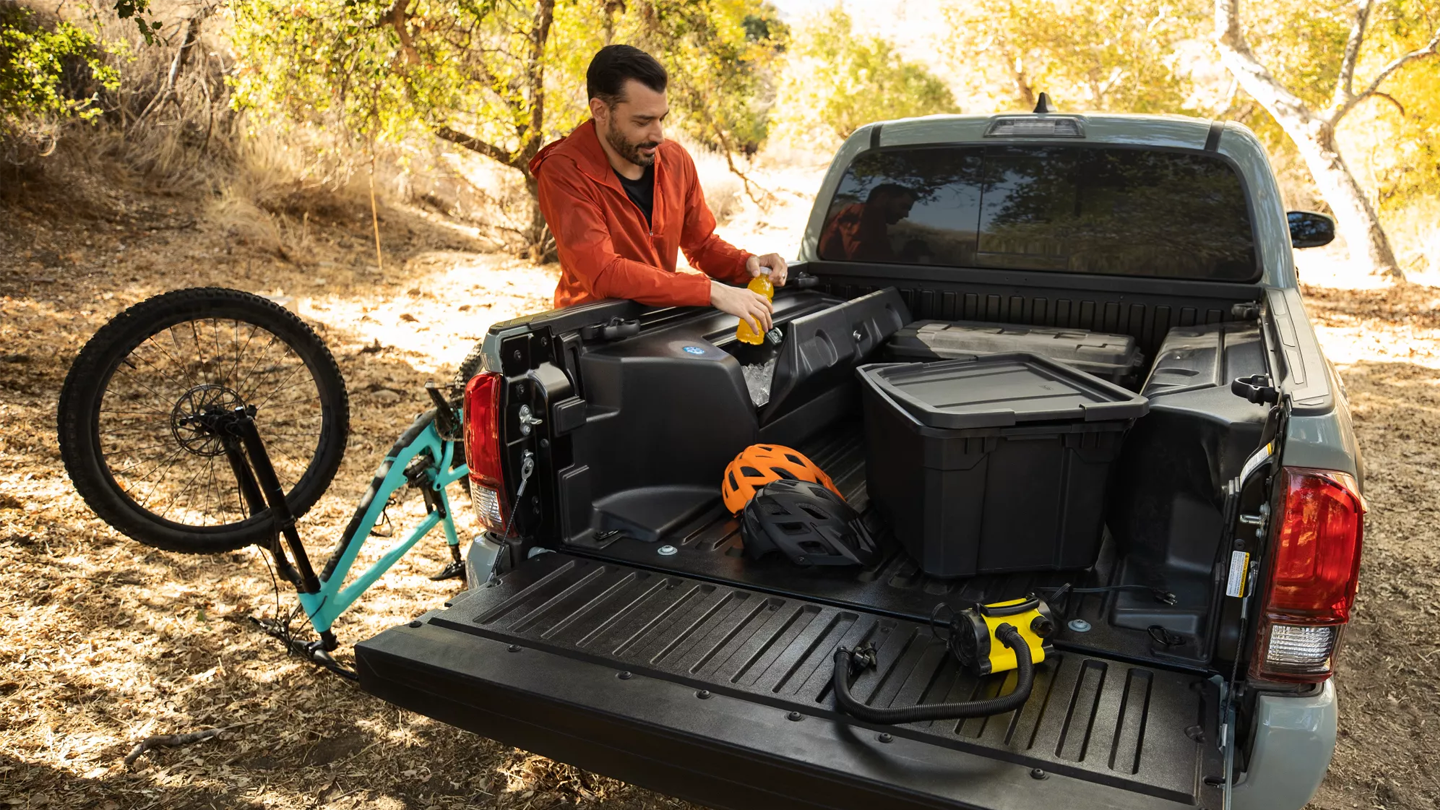 Toyota Tacoma Trunk space