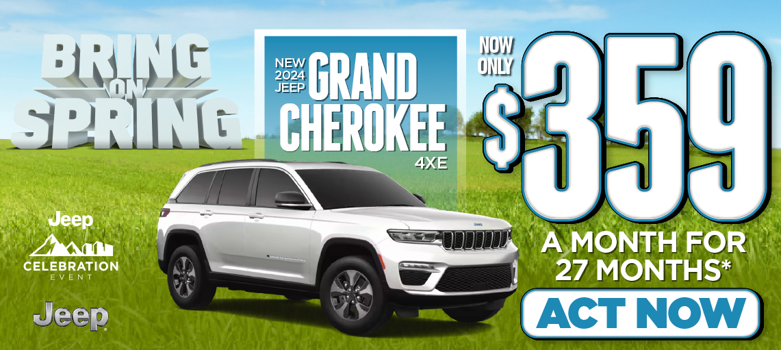 New 2023 Jeep Grand Cherokee Overland 4xe | Now Only $469 a month for 36 months* | Act Now