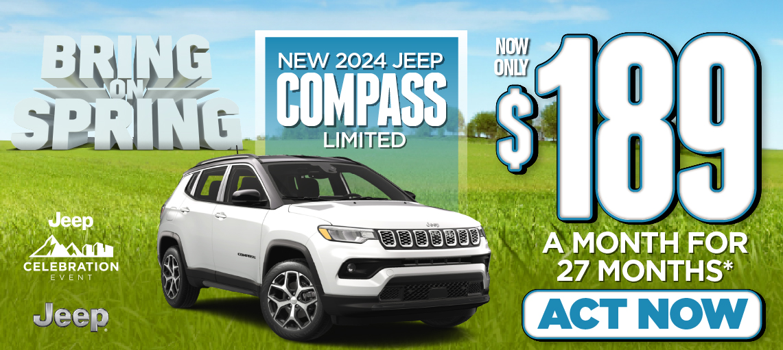 New 2022 Jeep Compass Limited 4X4 | Now Only $2999 a month for 42 months* | Act Now