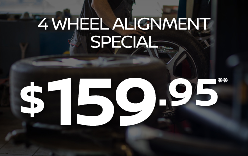 4 Wheel Alignment Special - $159.95