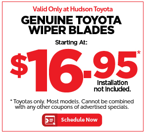 Genuine Toyota Wiper Blades	Starting ay $16.95*Installation Included