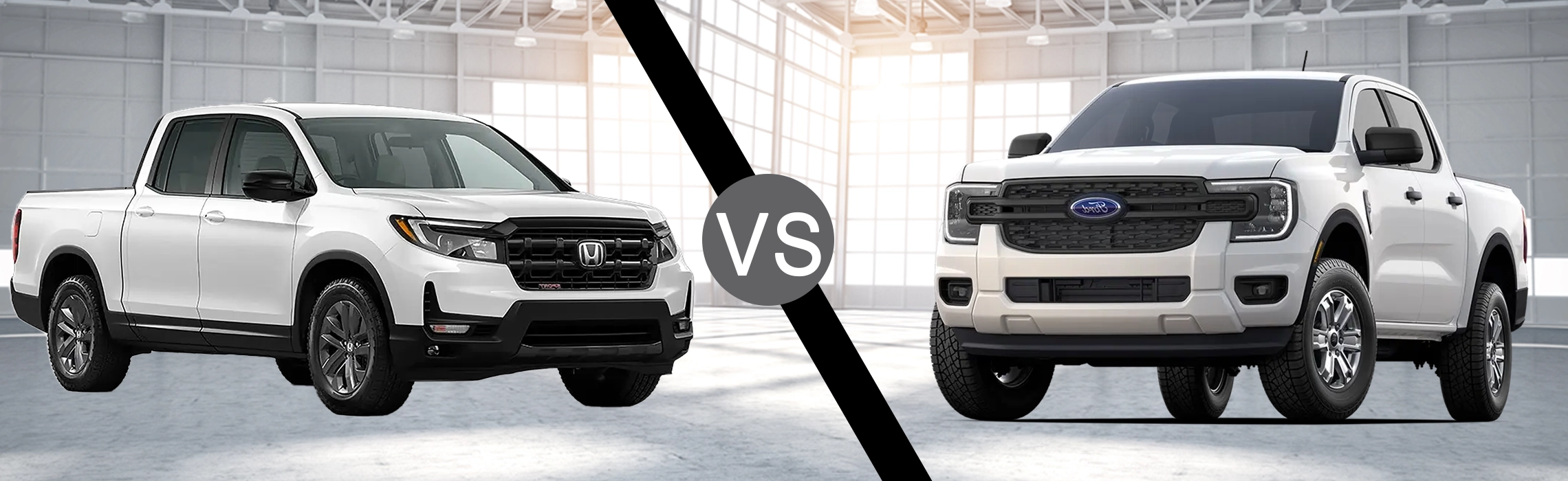 2024 Honda Ridgeline vs. 2024 Ford Ranger