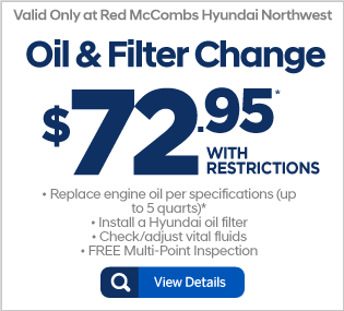 Oil & Filter Change - $72.95 with restrictions - View Details