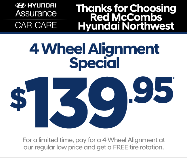 4 Wheel Alignment Special - $139.95