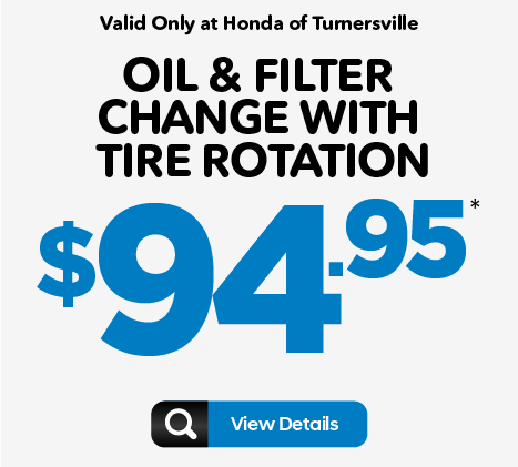 Oil Change and Tire Rotation - $89.95* - View Details