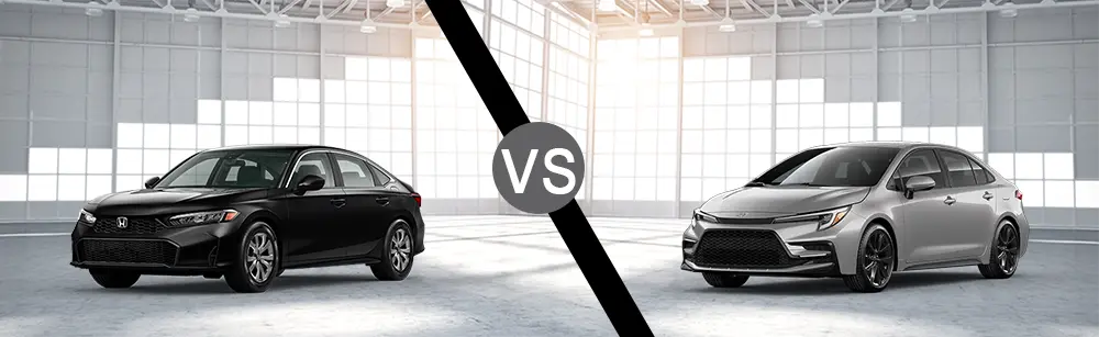 2025 Honda Civic Vs. 2025 Toyota Corolla