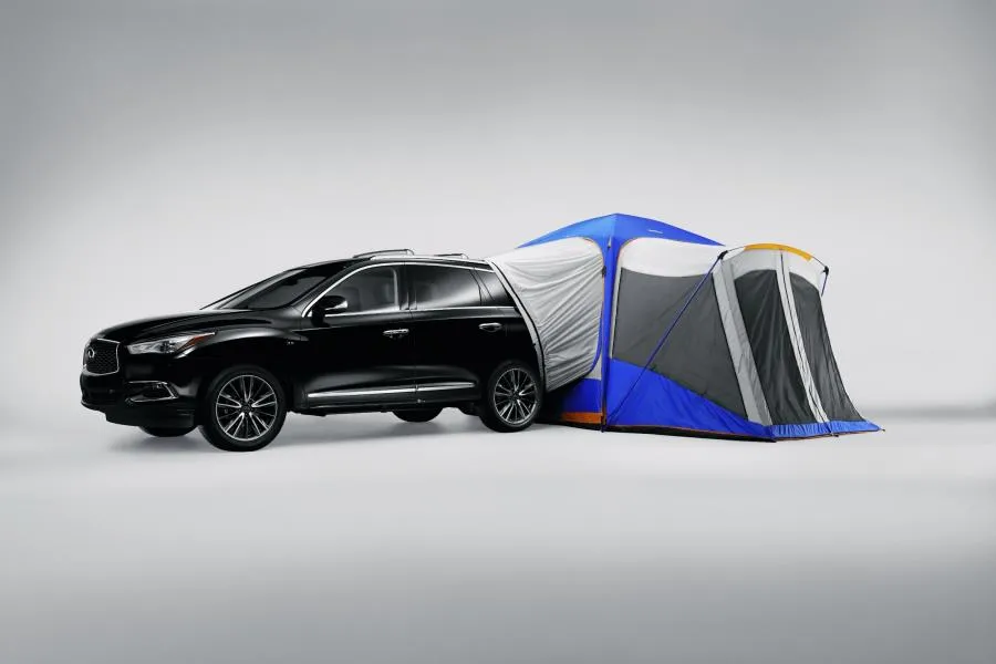 2023 INFINITI QX50 hatch-mounted 10x10 Tent