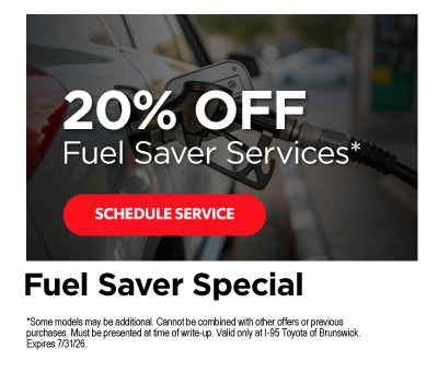 20% off fuel saver services* - Schedule Service